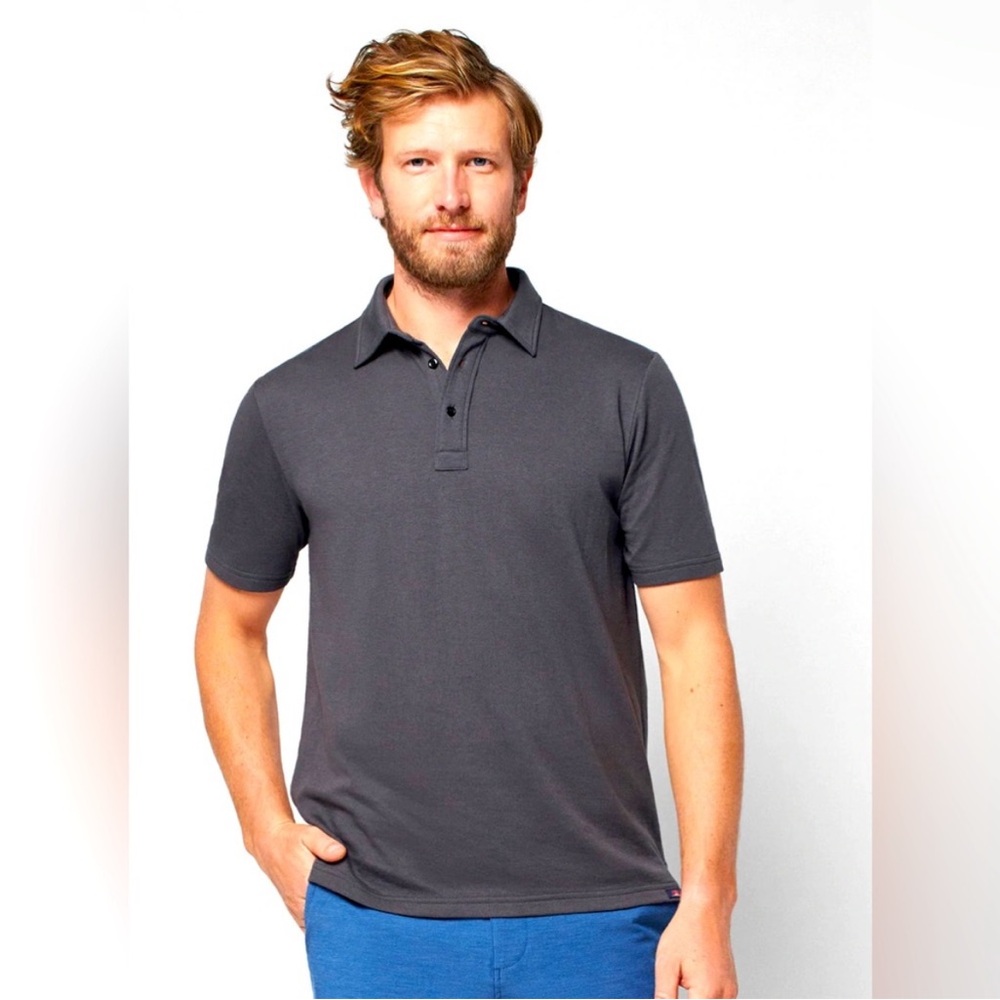 Faherty Cloud Cotton Polo Shirt